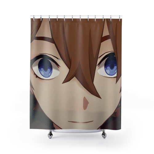 Genshin Impact Childe Meme Shower Curtain