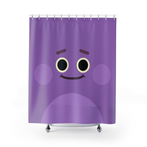 Humble Shower Curtains featuring Bumble Nums characters