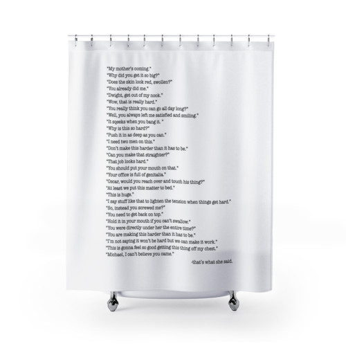 The Office Themed Shower Curtains
