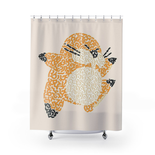 Monty Mole Shower Curtains - Adorable Mario-Inspired Design
