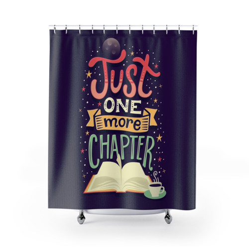 One More Chapter Book-Themed Shower Curtains