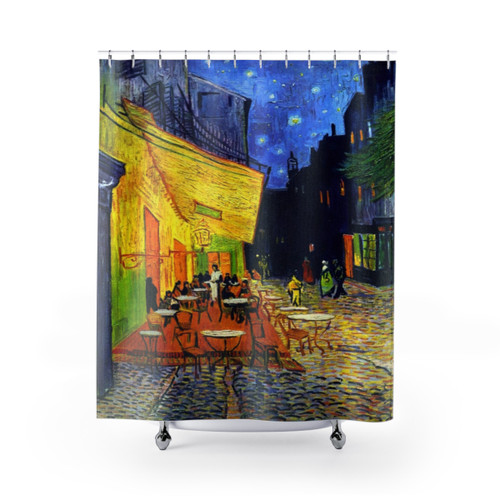 Van Gogh Cafe Terrace at Night Shower Curtain