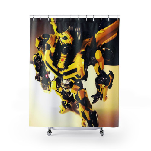 Transformers Bumblebee Shower Curtains for Bathroom Decor