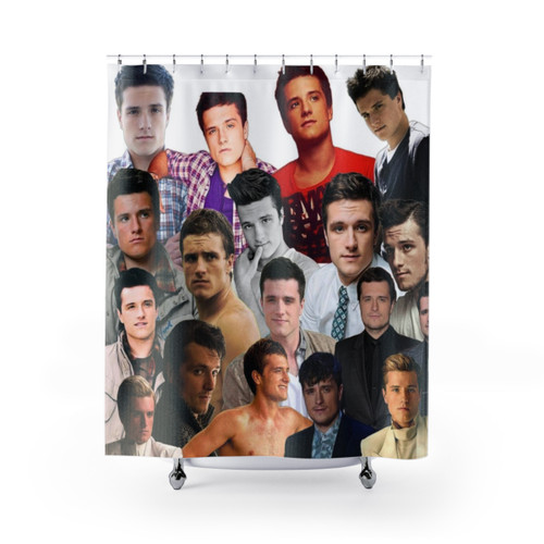 JoshHutcherson Photo Collage Shower Curtain