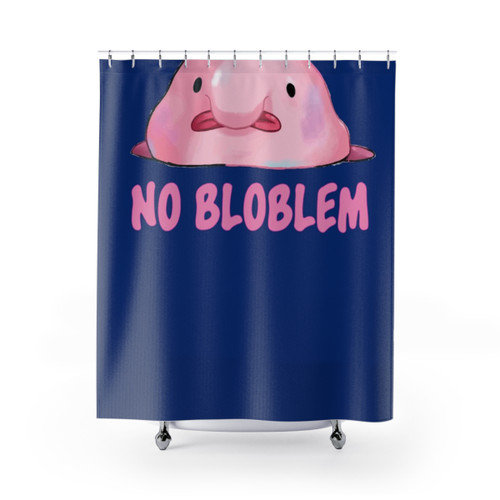Kawaii Blobfish Shower Curtain