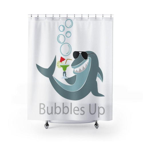 Margarita Shark Shower Curtain