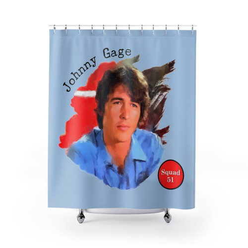 Emergency! Johnny Gage TV Show Shower Curtains