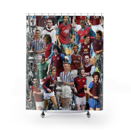 Aston Villa FC Heroes and Legends Shower Curtains