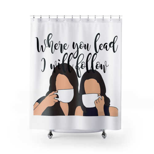 Gilmore Girls Inspired Shower Curtains