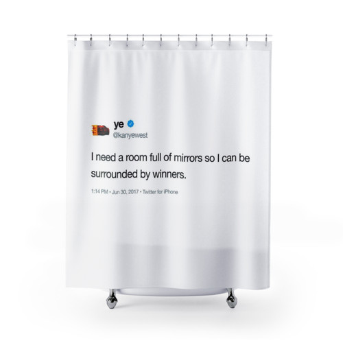Kanye West Inspired Shower Curtains