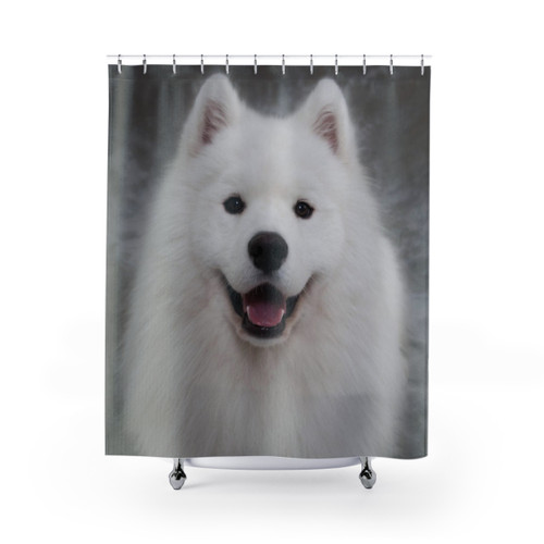 Samoyed Puppy Dog Shower Curtains