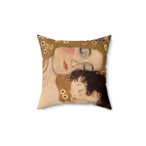 Gustav Klimt The Three Ages of Woman Pillow
