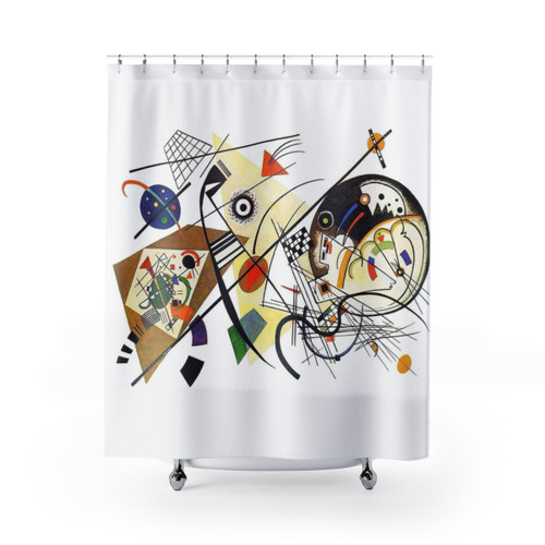 Wassily Kandinsky Abstract Art Shower Curtains