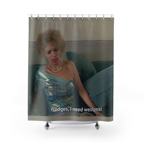 Kath and Kim themed shower curtain