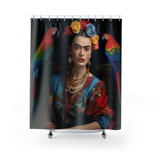 Frida Kahlo Shower Curtains - Vibrant Artistic Designs