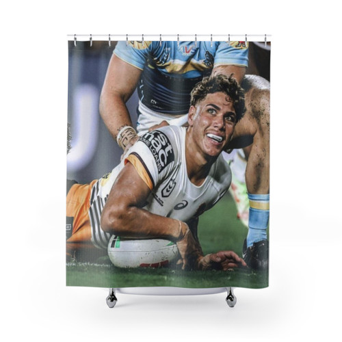 Reece Walsh NZ Warriors Shower Curtains