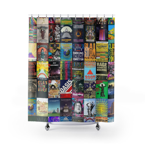 Glastonbury Festival Shower Curtain