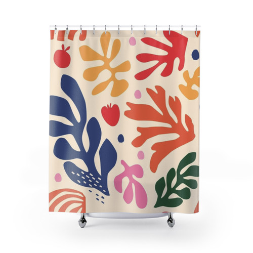 Matisse Flowers Art Shower Curtains - Vibrant Fauvist Design