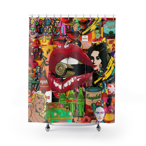 Vibrant Pop Art Shower Curtains