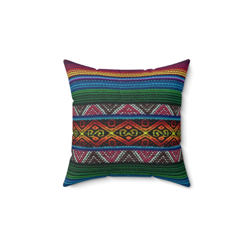 Peruvian Textile Pattern Pillow