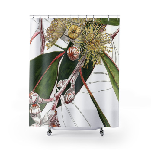 Eucalyptus Mallee Australian Native Shower Curtain