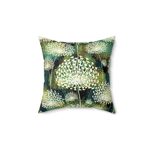 Dandelions Floral Pillow
