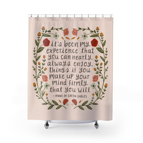 Anne of Green Gables Floral Shower Curtains