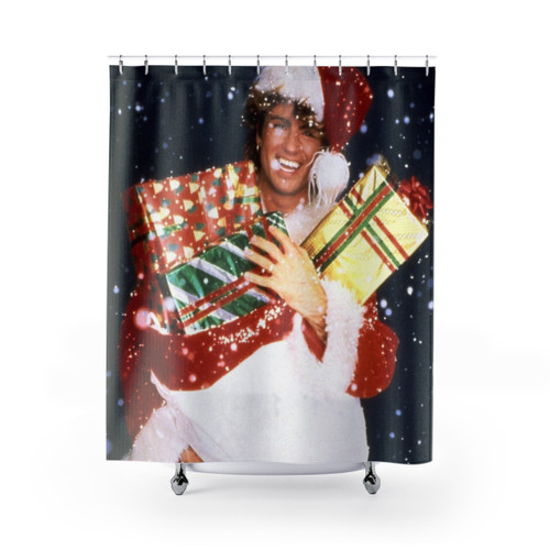 Last Christmas Shower Curtains - 80s Holiday Classic