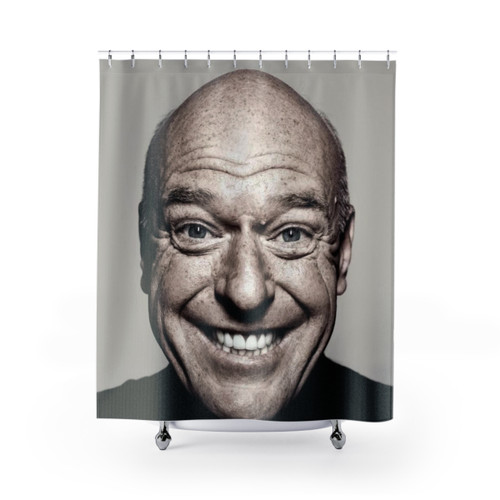 Hank Schrader & Dean Norris Happy Face Shower Curtains