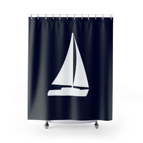 Nautical Sailboat Shower Curtain