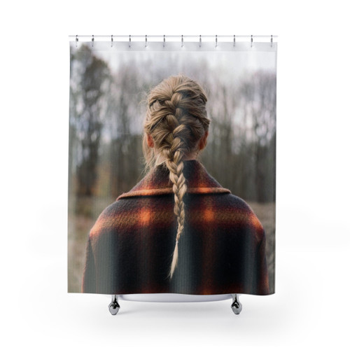 Evermore Album Design Shower Curtains