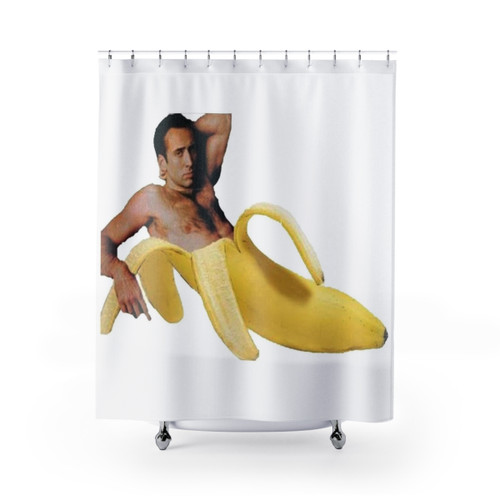Nicholas Cage Funny Shower Curtains