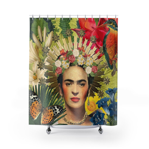 Frida Kahlo Inspired Shower Curtain