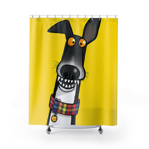 Teefs! Funny Cartoon Shower Curtains for Pets