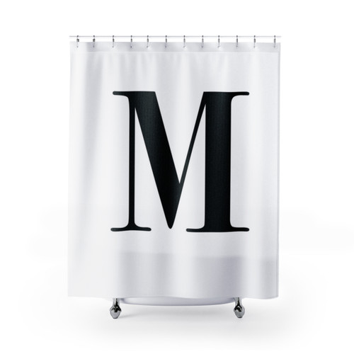 Monogram Initial Shower Curtains