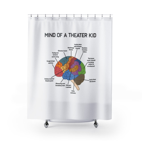 Funny Musical Theater Shower Curtains for Drama Lovers