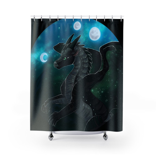 Wings of Fire Moonwatcher Shower Curtain
