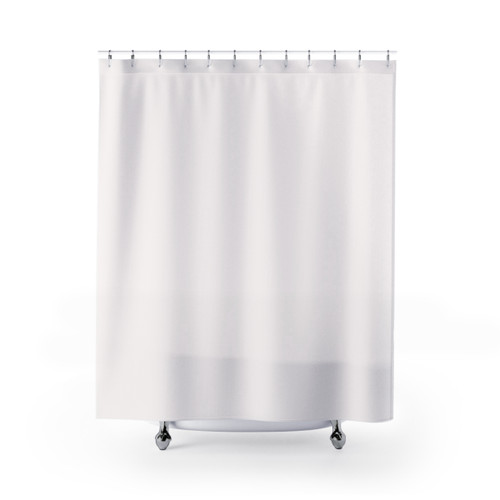 Snow White Shower Curtain - Elegant and Minimalist Design
