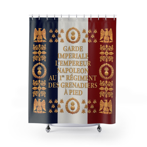 Napoleonic French Imperial Guard Flag Shower Curtains