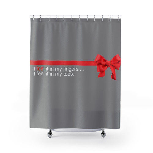 Love Actually Themed Shower Curtains