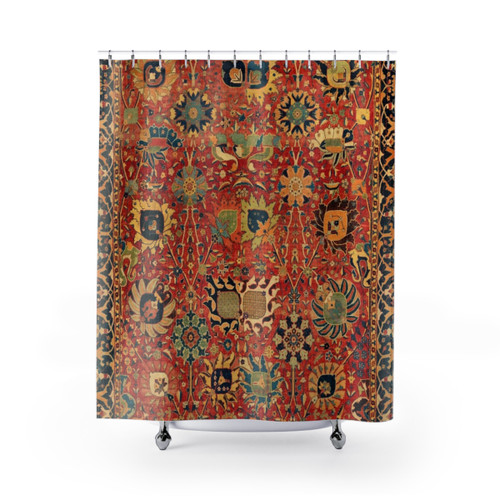 Vintage Persian Rug Print Shower Curtain