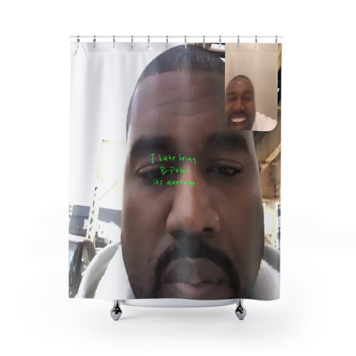 Kanye West Bipolar Shower Curtains