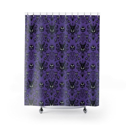 Haunted Mansion Themed Shower Curtain