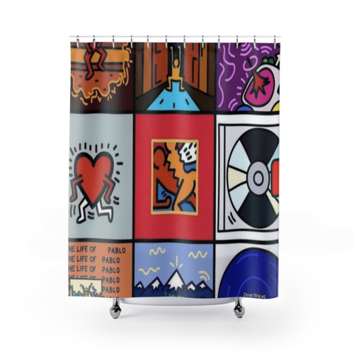 Kanye West Album Shower Curtains
