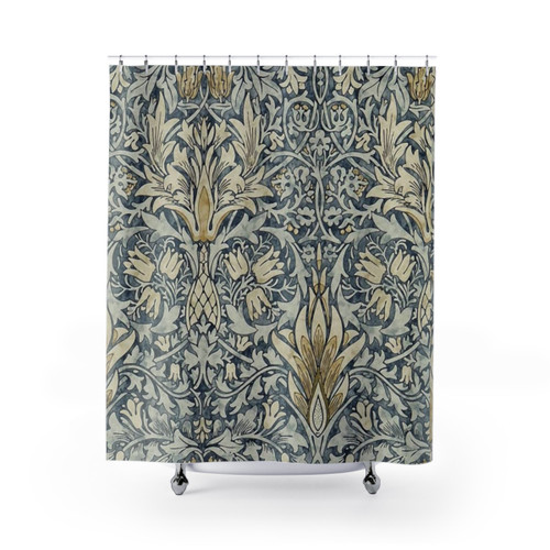 William Morris Snakeshead Pattern Shower Curtain