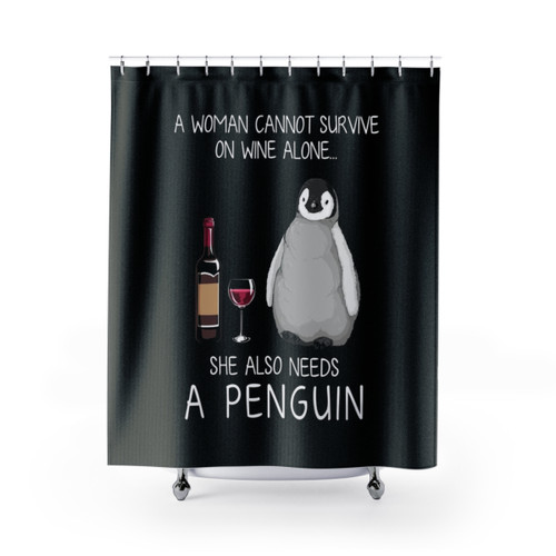 Penguin Lover Shower Curtains