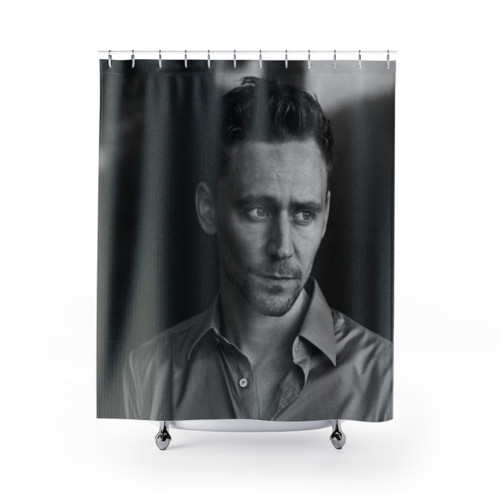 Tom Hiddleston Loki Inspired Shower Curtain