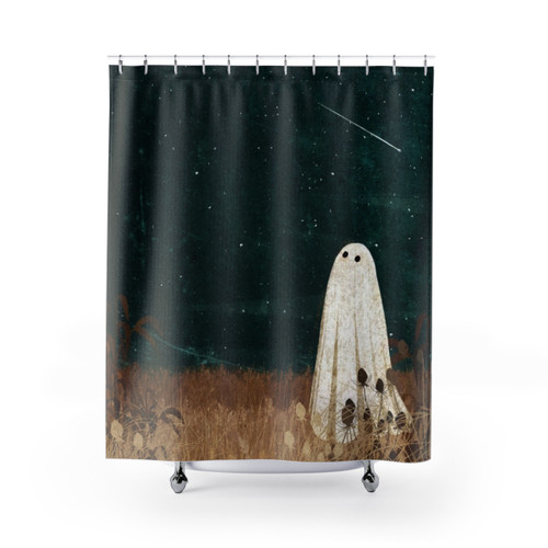 Meteor Shower Curtains - Celestial Space Art