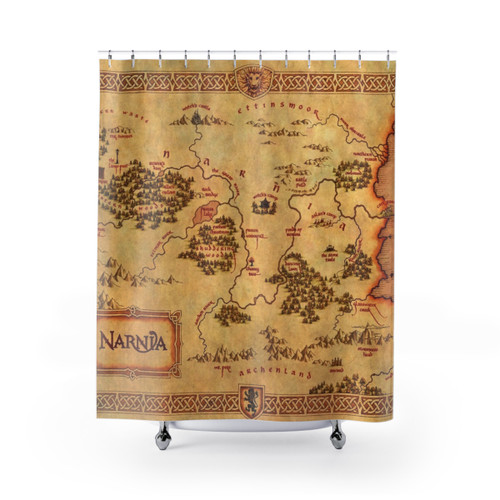 Narnia Map Shower Curtains