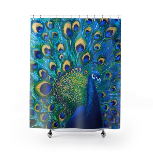 Peacock Shower Curtain